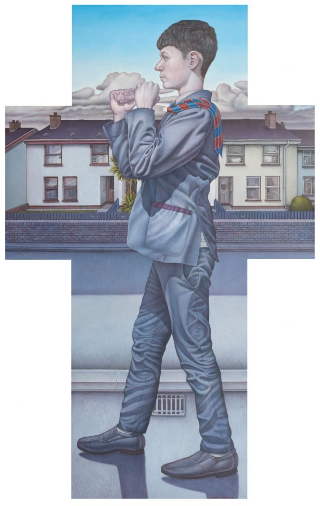 The Cross, Oil Painting, connor Maguire, RUA, Painting about lifes circumstances,