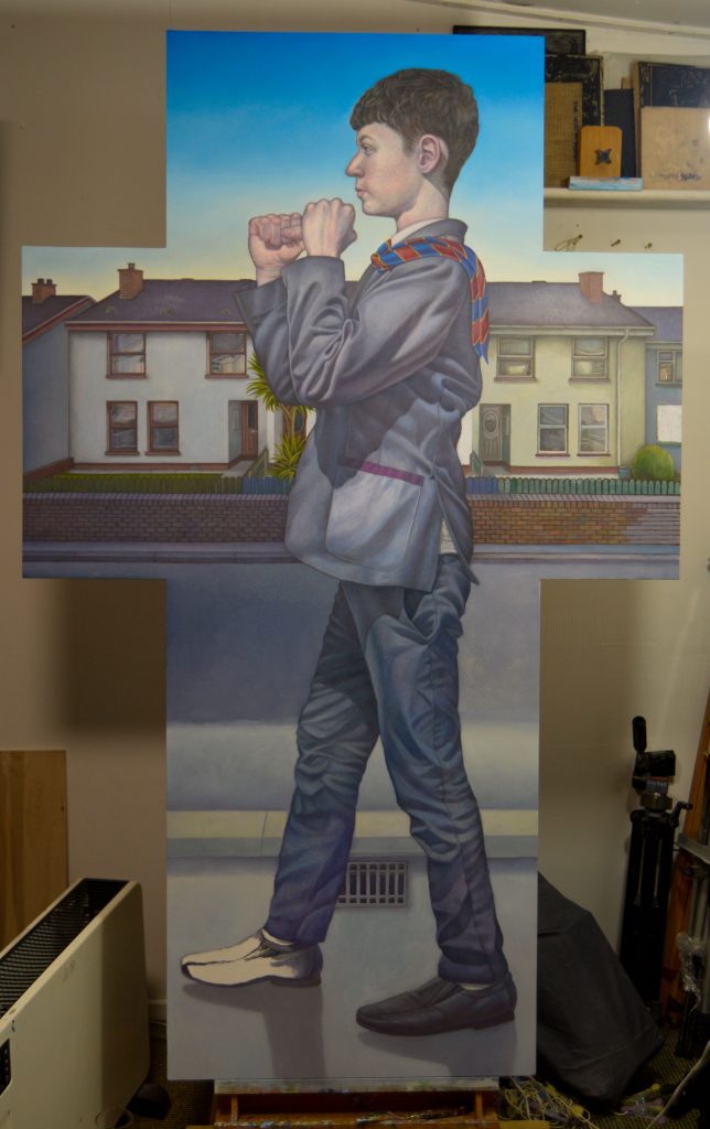 The Cross, painting by Connor Maguire ARUA